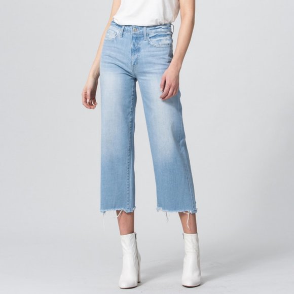 Vervet High-Rise Crop Wide Leg Jeans - Picture 3 of 4